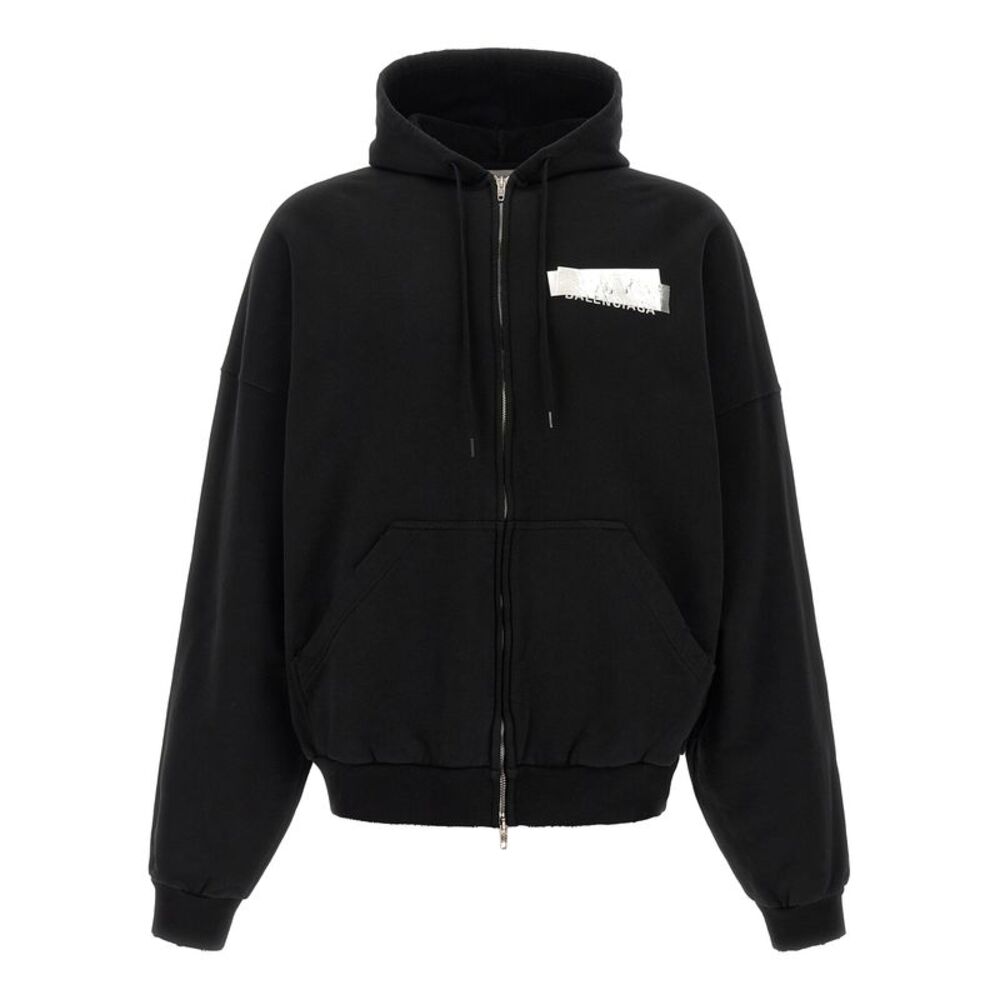 Balenciaga Black Cotton Men's Sweatshirt